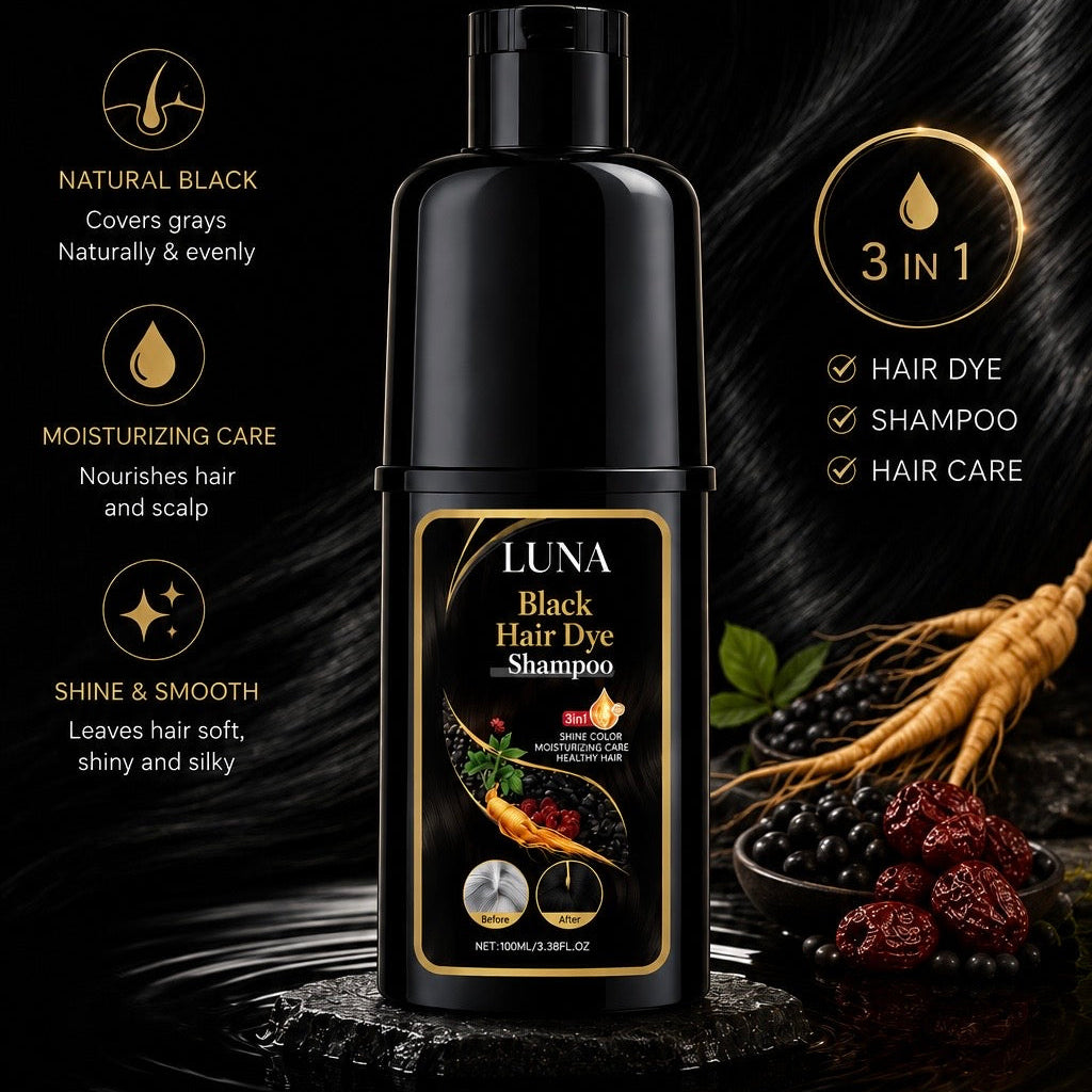 Luna Hair Instant Dye Shampoo