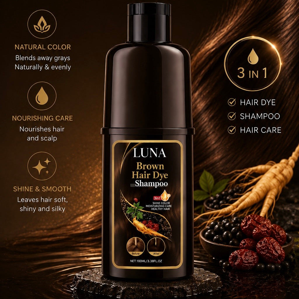 Luna Hair Instant Dye Shampoo